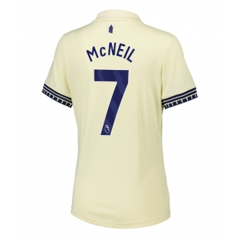 Billige Fotballdrakt Everton Dwight McNeil #7 Replika Bortedrakt Dame 2025-26 Kortermet